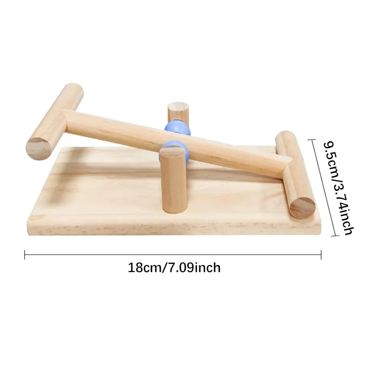 Interactive Bird Seesaw for Small Medium Birds Cage Toy Training Play Equipment