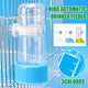 Pet Bird Waterer Automatic Water Feeder Adapter Parrots Cage Drinker Parrots - Green