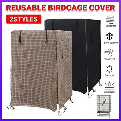 Bird Cover Outdoor Sun Protection Pet Bed Pet Accessories - Black