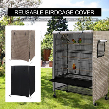 Bird Cover Outdoor Sun Protection Pet Bed Pet Accessories - Black