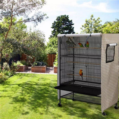 Waterproof Bird Cage Cover Outdoor Sun Rain Protection Pet Accessory