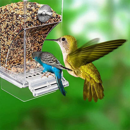 No Mess Bowl Auto Cage Bird Feeder Cup Automatic Parrot Canary Small Cockatiel
