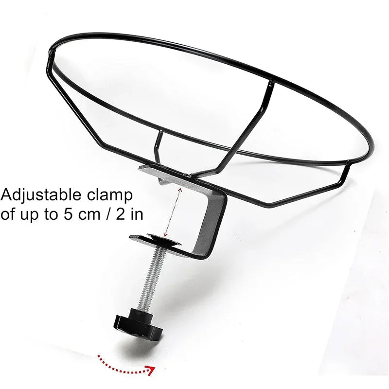 Hanging Bird Bath Basin Balcony Railing Bird Feeder Bowl Outdoor Water Dish