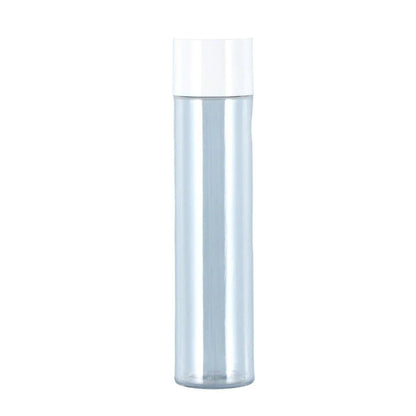 50/100/150ml Plastic Toner Lotion Bottles Refillable Travel Cosmetic Containers - White Lid + Transparent Bottle - 50ml - Mekamart Australia