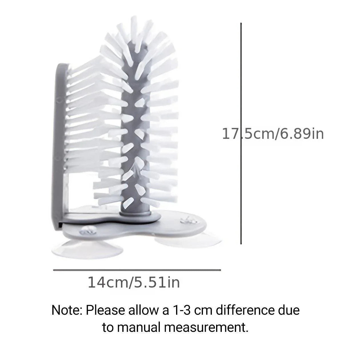 Sink Water Bottle Cleaning Brush Glass Cup Brush Suction Cup Brush Kitchen Tool - Mekamart Australia