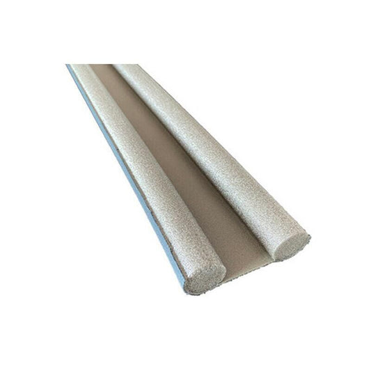 Door Bottom Seal Draft Stopper Guard Threshold Sealing Strip Wind Dust Protector - Grey