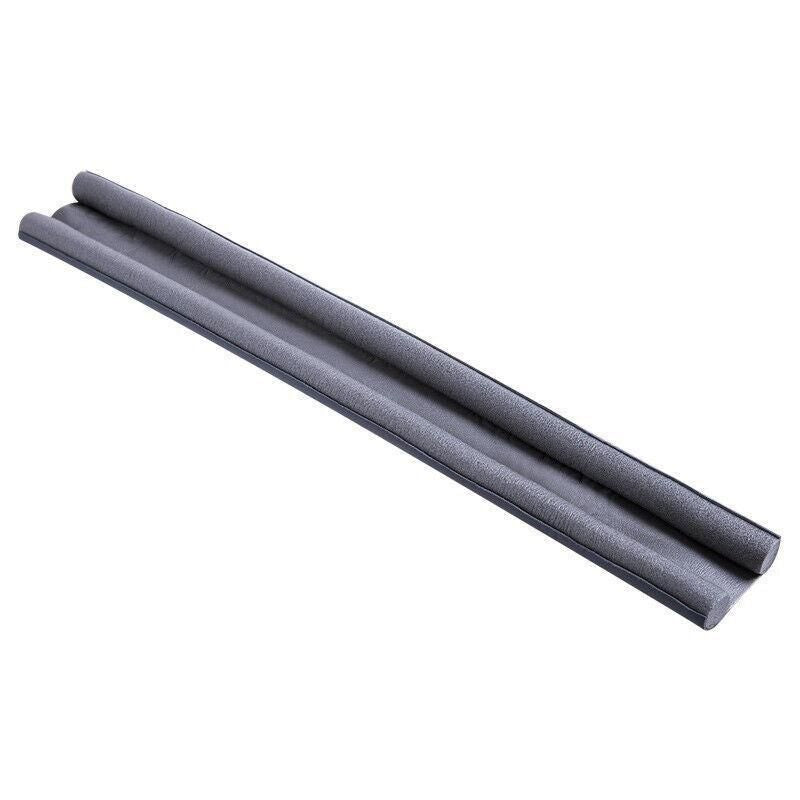 Door Bottom Seal Draft Stopper Guard Threshold Sealing Strip Wind Dust Protector - White