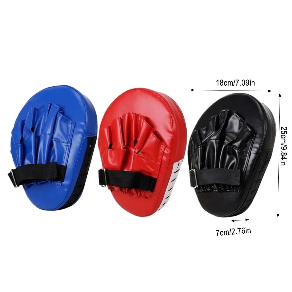 3 Colours Taekwondo Boxing Training Hand Foot Target Arc Pad Muay Thai Equipment - Blue