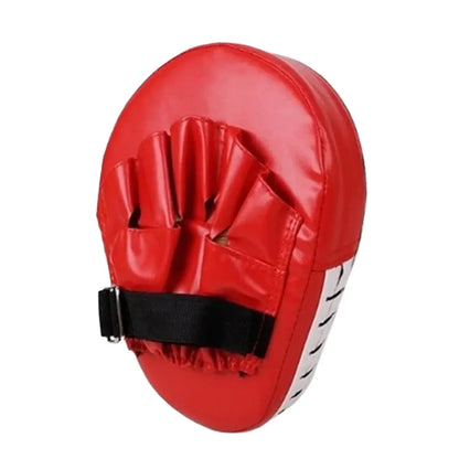 3 Colours Taekwondo Boxing Training Hand Foot Target Arc Pad Muay Thai Equipment - Red