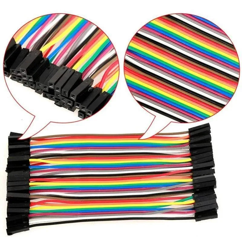 40PCS Dupont Cable 20cm Jumper Wire for Arduino RPi breadboard - Male to Male 20CM