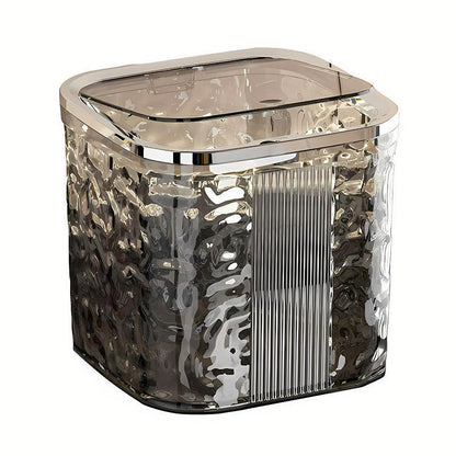 Desktop Mini Trash Can Small Waste Bin Storage Bucket for Office Kitchen Home - White-S - Mekamart Australia