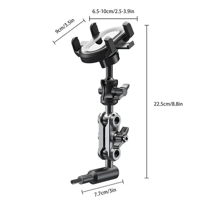Land Cruiser Compatible A-Pillar Handle Car Phone Mount Adjustable Sturdy