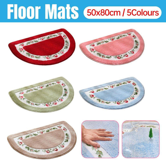 Non Slip Entry Mat Indoor Outdoor Mat Washable Foot Mat Foyer Bedroom - Green - Mekamart Australia