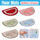 Non Slip Entry Mat Indoor Outdoor Mat Washable Foot Mat Foyer Bedroom - Green - Mekamart Australia