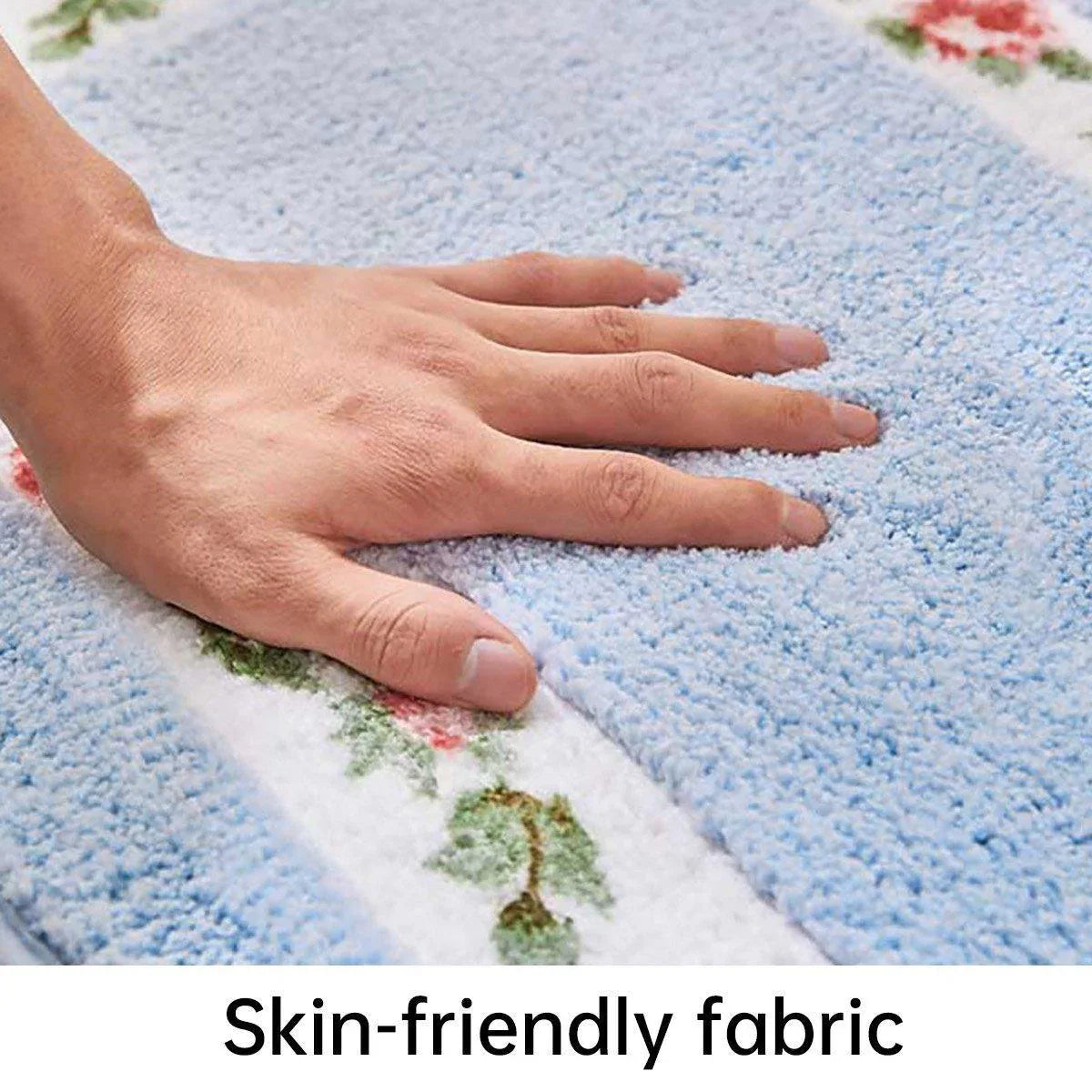 Non Slip Entry Mat Indoor Outdoor Mat Washable Foot Mat Foyer Bedroom - Green - Mekamart Australia