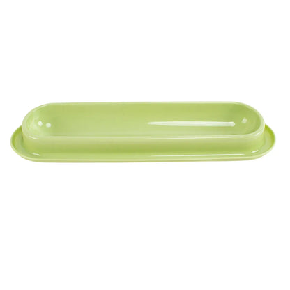 Extended Cat Bowl Pet Bowl Feeding Basin Drinking Water Cat Bowl for Cats - Green