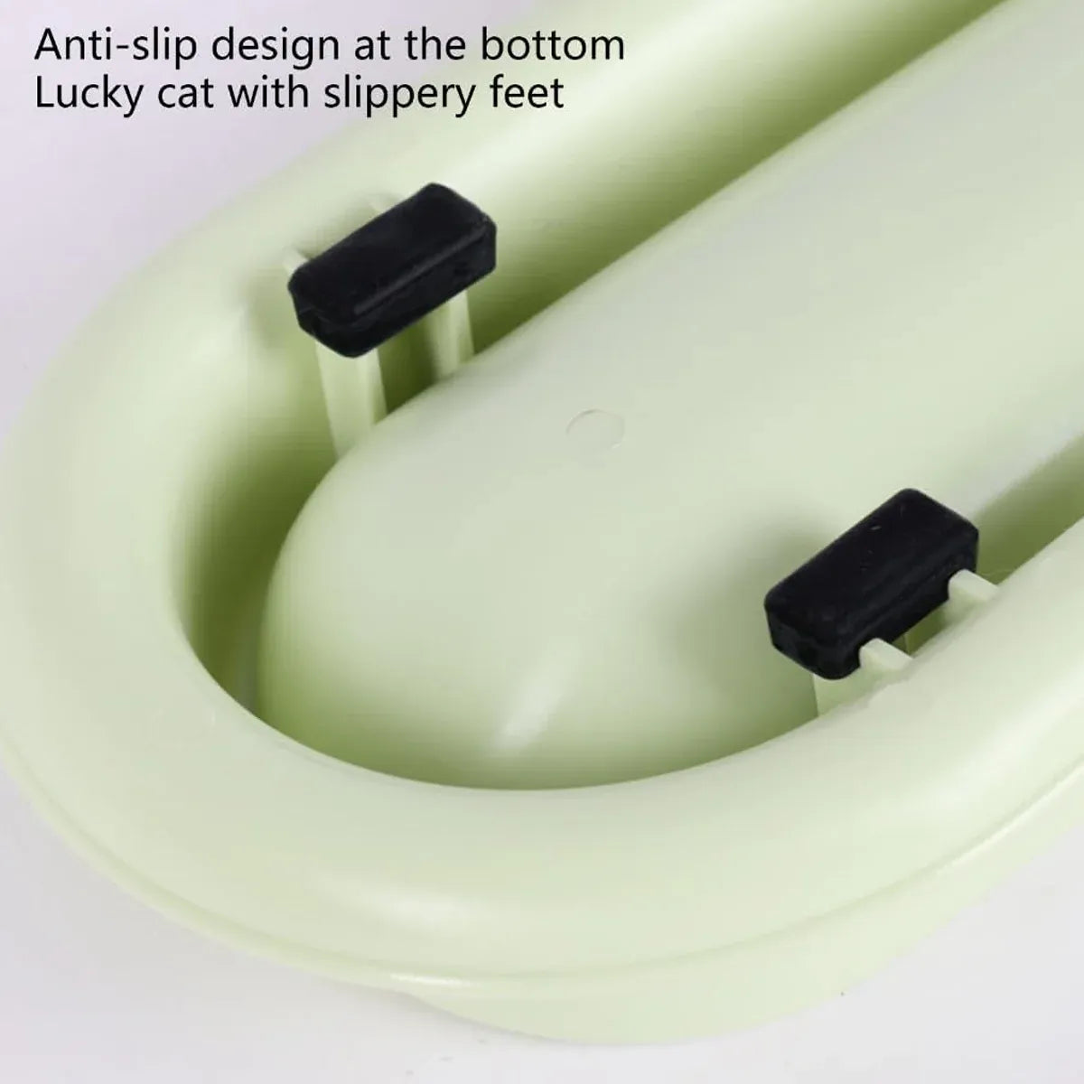 Extended Cat Bowl Pet Bowl Feeding Basin Drinking Water Cat Bowl for Cats - Yellow