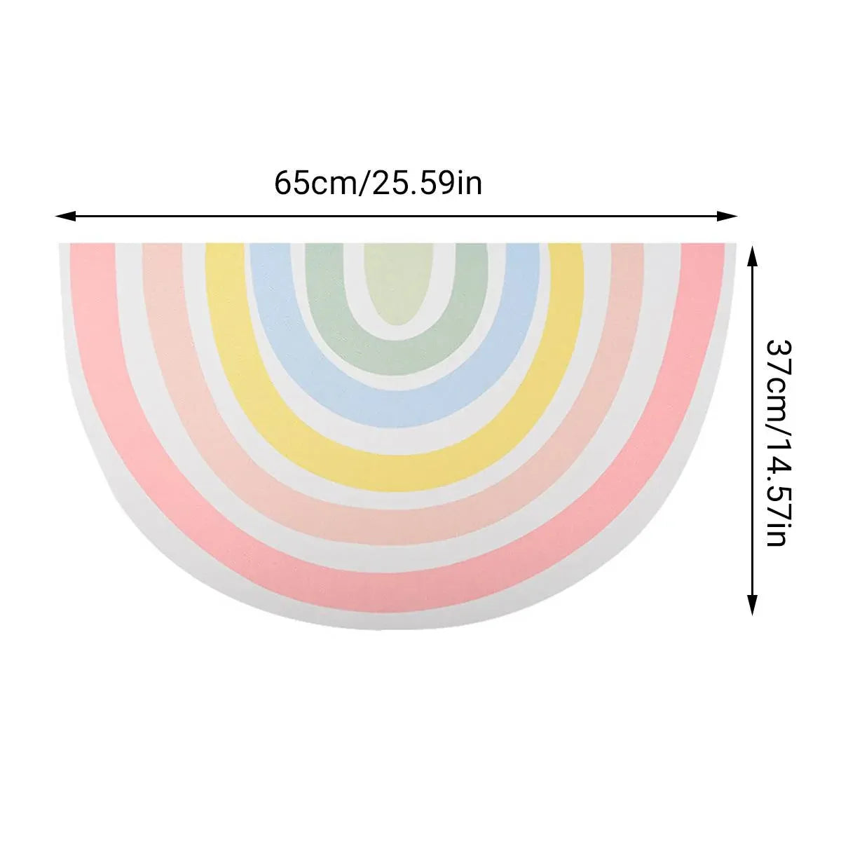 Rainbow Pet Food Mat Waterproof Non Slip Dog Cat Bowl Placemat PU