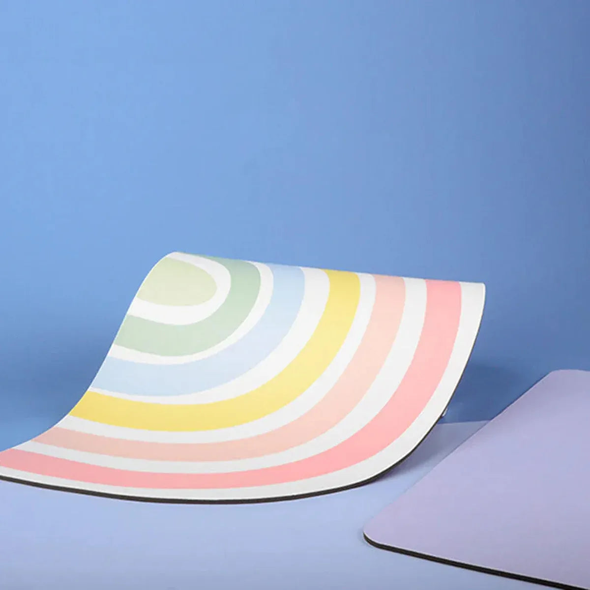 Rainbow Pet Food Mat Waterproof Non Slip Dog Cat Bowl Placemat PU