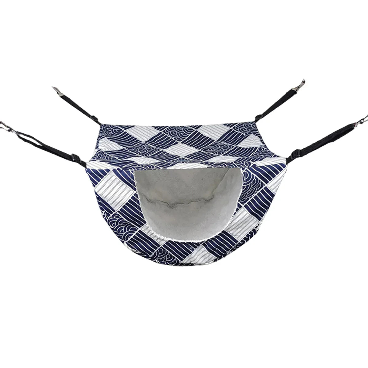 Cat Hammock Hanging Bed Cage Nest Soft Pet House Basket Cat Sleeping Supplies - Blue Whale - Mekamart Australia