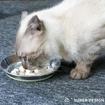 AntiSlip Cat Bowl Pet Food Basin Cat and Dog Feeding Bowl Universal Pet Dish - M