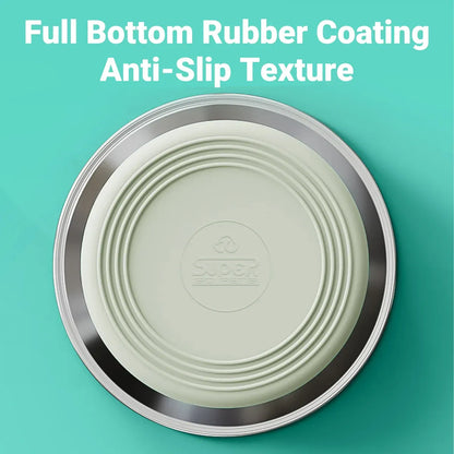 AntiSlip Cat Bowl Pet Food Basin Cat and Dog Feeding Bowl Universal Pet Dish - S