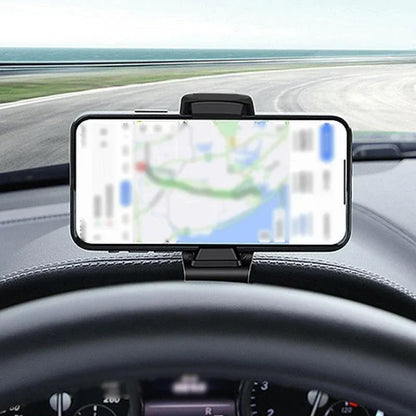 Car Dashboard Phone Holder Clip Mount HUD Style Stand for 6.8in Phones