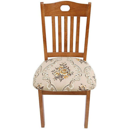 Stretch Dining Chair Seat Covers Removable Seat Cushion Slipcovers Protector - F - Mekamart Australia