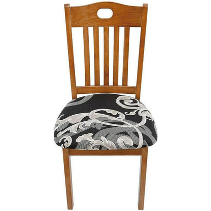 Stretch Dining Chair Seat Covers Removable Seat Cushion Slipcovers Protector - I - Mekamart Australia