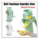 Multifunctional Vegetable Cutter Drum Slicer Kitchen Hand Cranked Grater Tool - White - Mekamart Australia