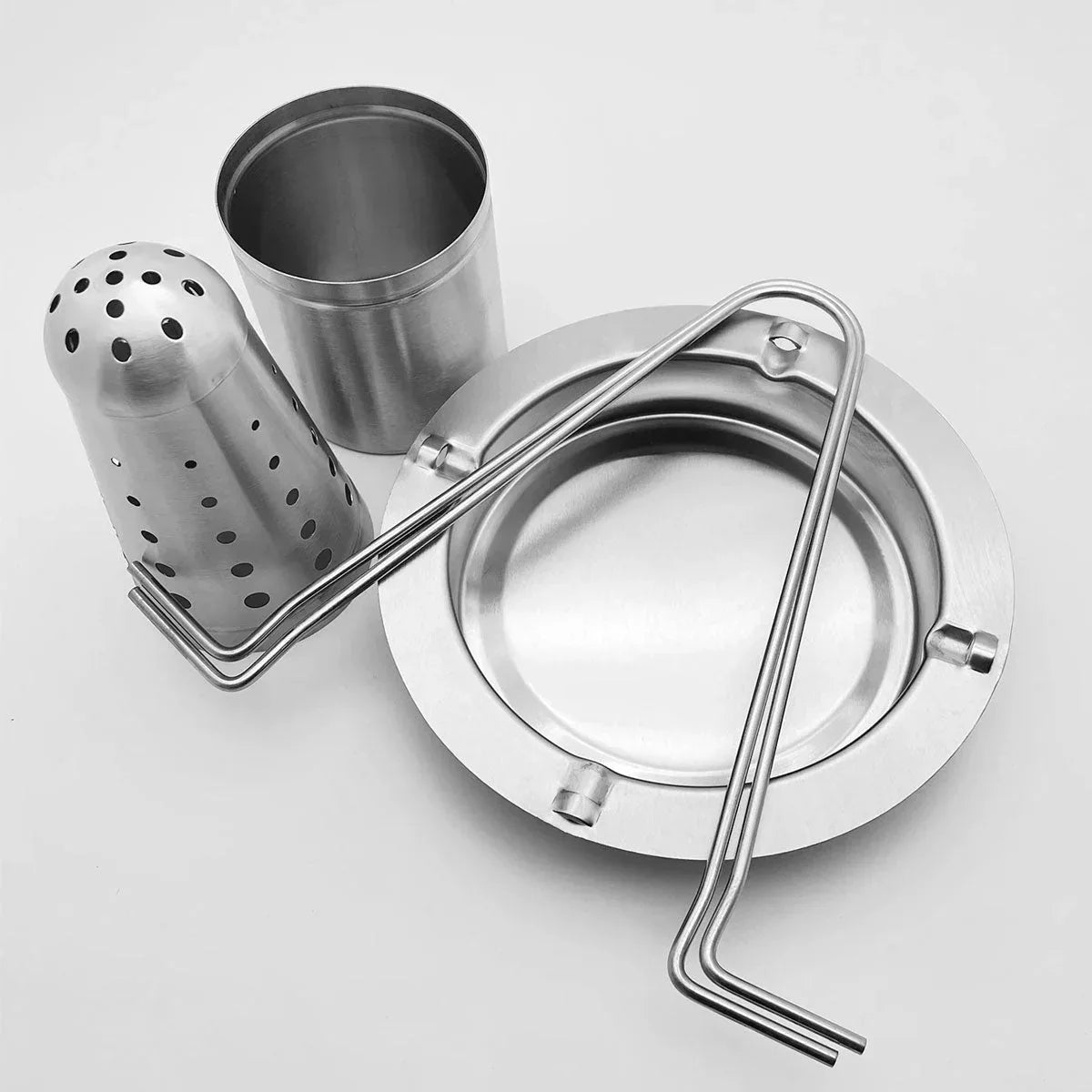 Stainless Steel Chicken Grill Outdoor BBQ Roaster Rack Portable Multi Functional - Mekamart Australia
