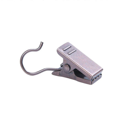 50PCS Stainless Steel Curtain Clip Hooks Strong Load-bearing Shower Accessories - Copper - Mekamart Australia