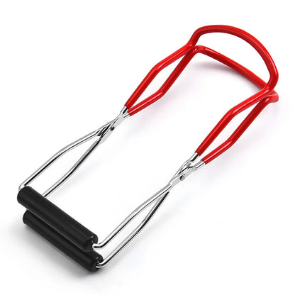 Stainless Steel Canning Jar Lifter Anti-Slip Lifting Tongs Gripper Anti-scalding - Red - Mekamart Australia
