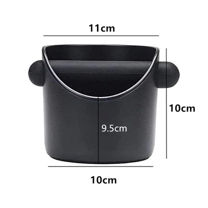 Coffee Knock Box Espresso Grounds Bin with Non Slip Base and Rubber Knock Bar 550ml - Mekamart Australia