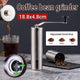 18.8cm Manual Coffee Bean Grinder Stainless Steel Hand Coffee Mill Ceramic Burr - Mekamart Australia