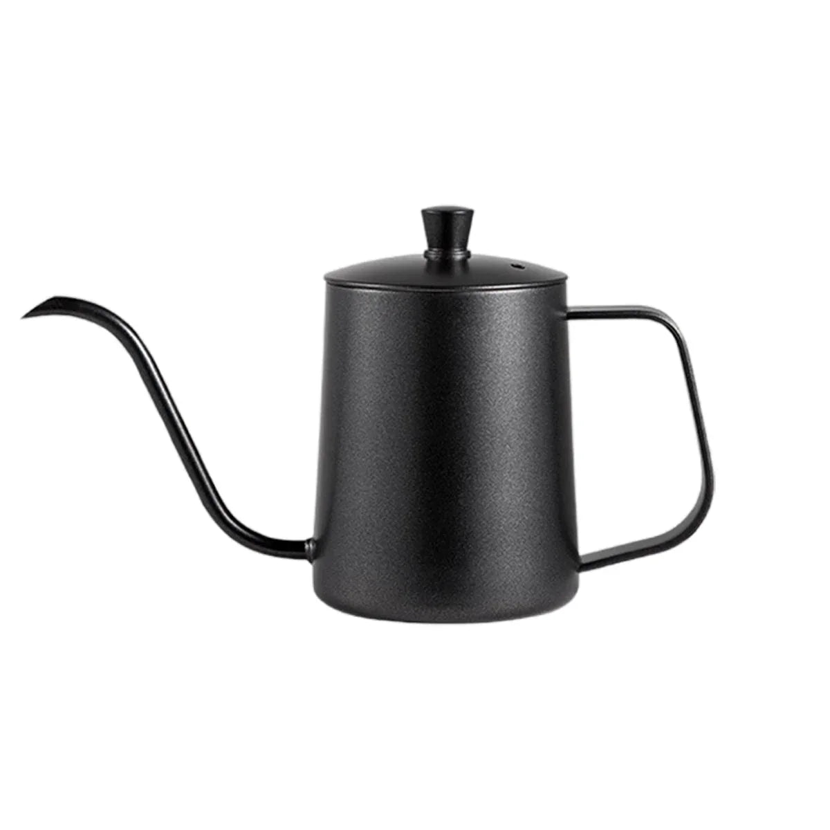 Hand Drip Coffee Pot Stainless Steel Fine Spout Hanging Ear Filter Cup Kettle - Black - Mekamart Australia