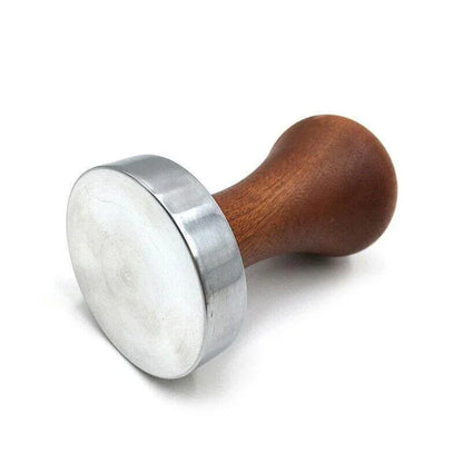 51mm Coffee Tamper Aluminum Alloy Base Wooden Handle for Espresso Machine - Mekamart Australia
