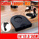 Silicone Coffee Tamper Mat Non Slip Corner Tamping Pad for Espresso Station 14x12.5cm - Mekamart Australia