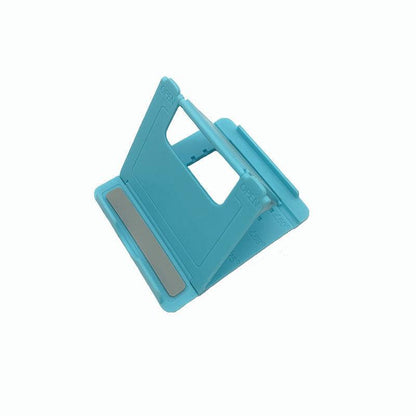 Universal Foldable Tablet and Phone Stand Adjustable Portable Desk Holder - Black