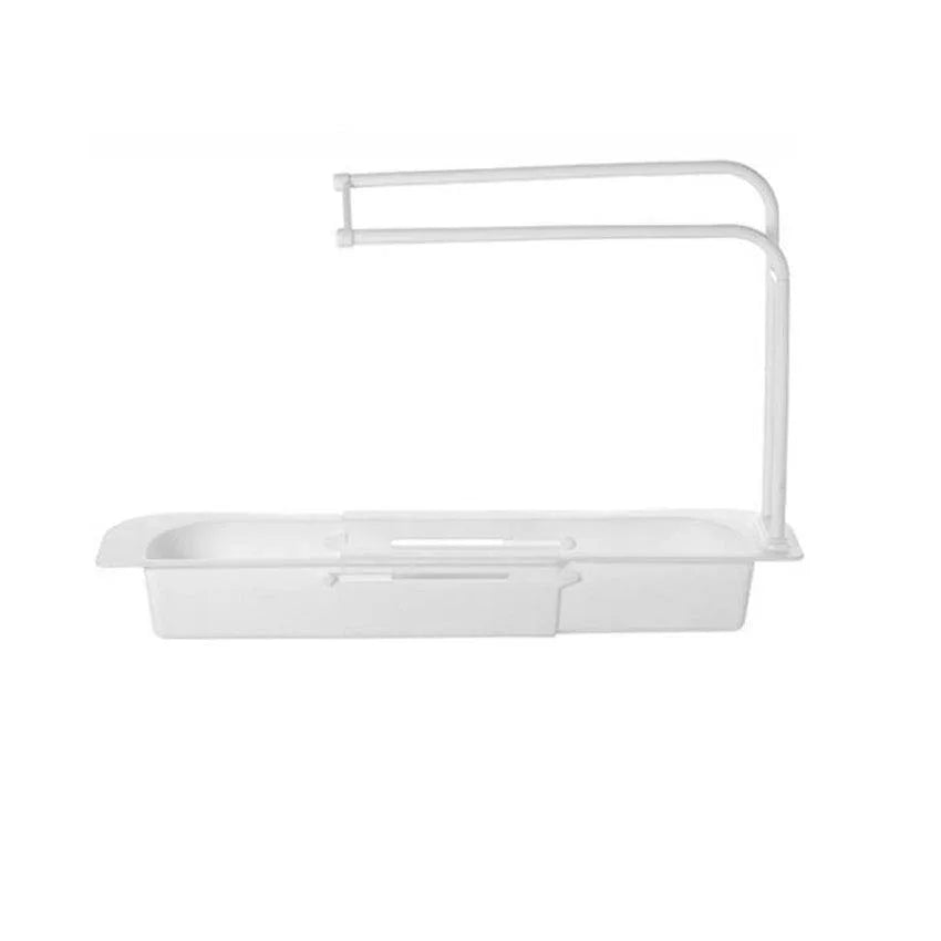 Telescopic Sink Rack Holder Expandable Storage Drain Basket Home Kitchen Kit - Blue - Mekamart Australia