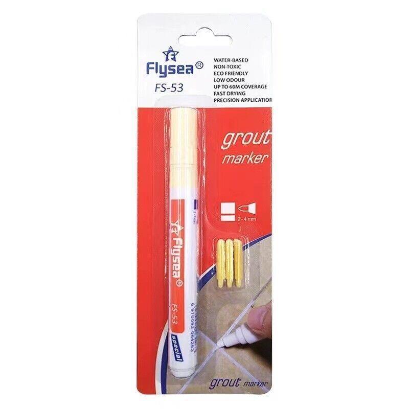 Tile Styling Pen Bathroom Floor Waterproof And Mildew Grout Marker Repair Pens - Grey