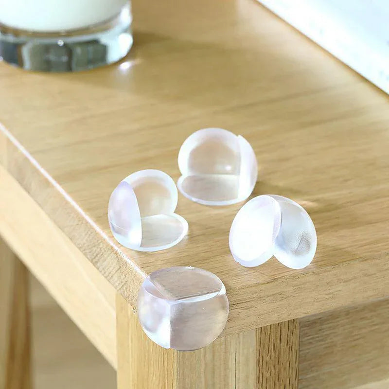 Transparent PVC Table Corner Guards Anti-Collision Protective Covers for Furniture - 1 PC - Mekamart Australia