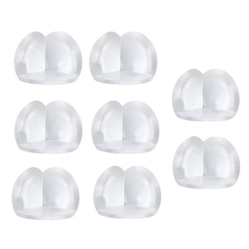 Transparent PVC Table Corner Guards Anti-Collision Protective Covers for Furniture - 4 PCS - Mekamart Australia