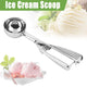 Stainless Steel Icecream Ice Cream Scoop Cookie Dough Mash Spoon Trigger 6Cm Dia - Mekamart Australia