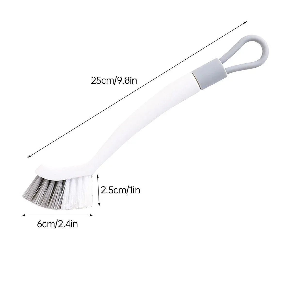 1/2pcs Small Brush for Bathroom Tile Wall Floor Gap Corner Seam Cleaning Tool - 1PC - Mekamart Australia