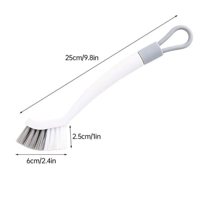 1/2pcs Small Brush for Bathroom Tile Wall Floor Gap Corner Seam Cleaning Tool - 1PC - Mekamart Australia
