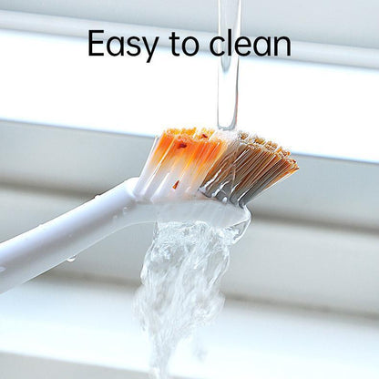 1/2pcs Small Brush for Bathroom Tile Wall Floor Gap Corner Seam Cleaning Tool - 1PC - Mekamart Australia