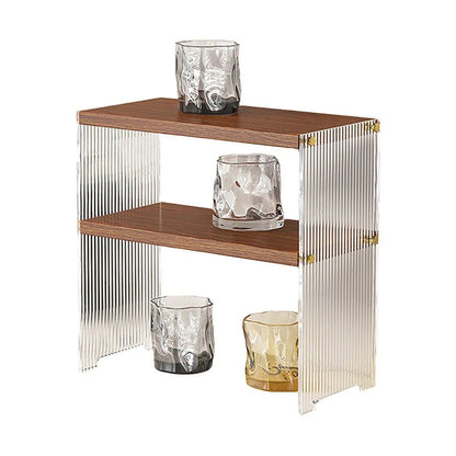 Acrylic Desktop Cup Holder Multi-Purpose Portable Storage Organizer For Home - White - Mekamart Australia