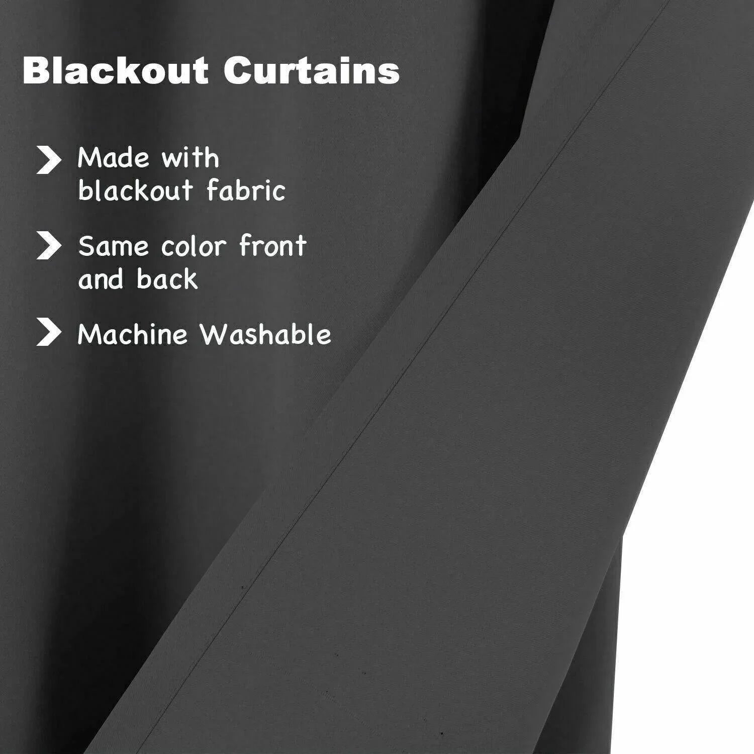 2pcs Semi Blackout Curtain Fabric Solid Colour Home Decor Drapes for Living Room - Yellow - 132x244cm - Mekamart Australia