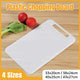Plastic Cutting Board Small Size Chopping Board for Kitchen Food Prep Home Use - 43x27cm - Mekamart Australia